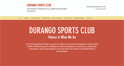 Desktop Screenshot of durangosportsclub.com